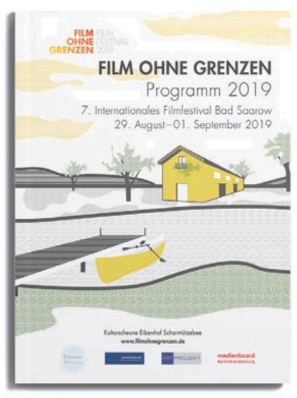 Titel des Programmhefts zum 7. Internationalen Filmfestival Bad Saarow 2019